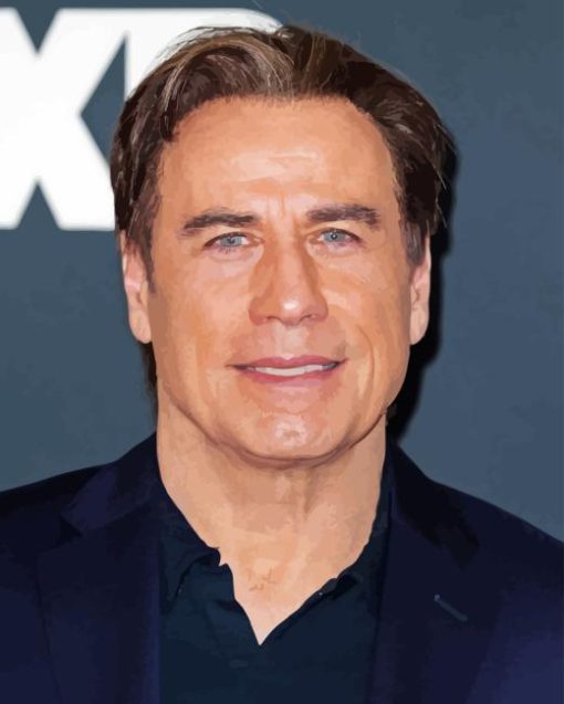 John Travolta Actor Diamond Painting