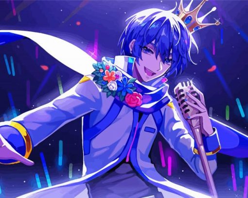 Kaito Vocaloid Anime Diamond Painting