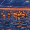 Lantern Floating Diamond Painting