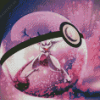 Mewtwo Ball Diamond Painting