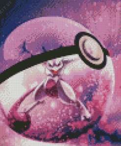 Mewtwo Ball Diamond Painting