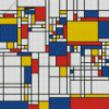 Mondrian Square Art Diamond Painting