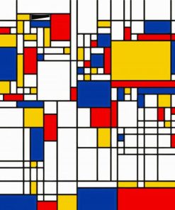 Mondrian Square Art Diamond Painting