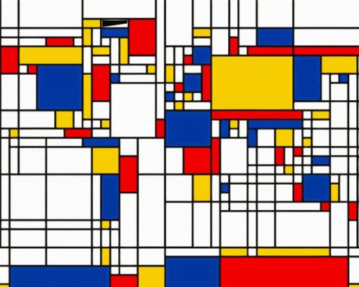 Mondrian Square Art Diamond Painting