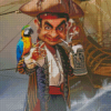 Mr Bean Pirate Diamond Painting