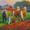 Norman Rockwell Farm Diamond Painting