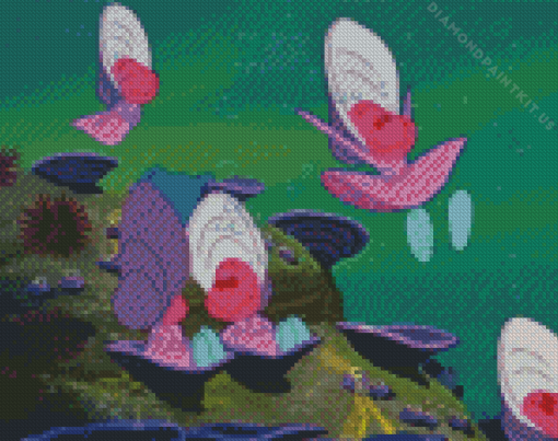 Oysters Alice in Wonderland Diamond Painting