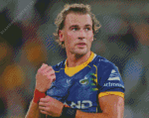 Parramatta Eels Rugby Player Diamond Painting