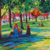 Picnic In The Park Art Diamond Painting