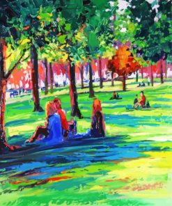 Picnic In The Park Art Diamond Painting