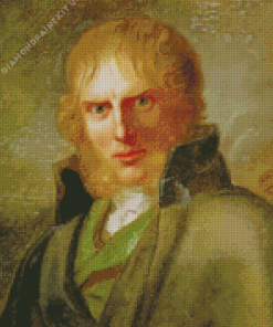 Portrait Of Caspar David Friedrich Diamond Painting