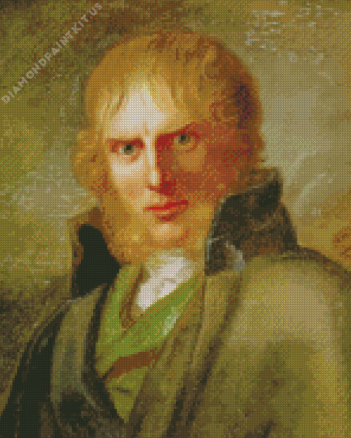 Portrait Of Caspar David Friedrich Diamond Painting