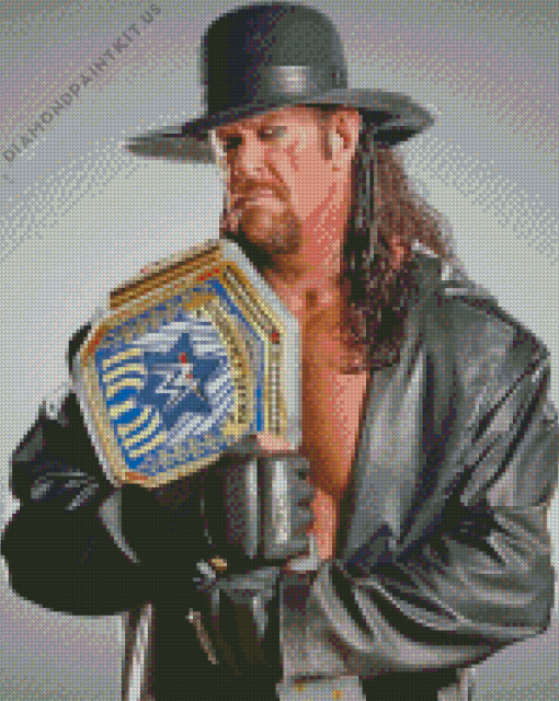 Professional Wrestler The Undertaker Diamond Painting