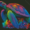 Rainbow Turtle Art Diamond Painting