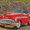 Red Buick Skylark Diamond Painting