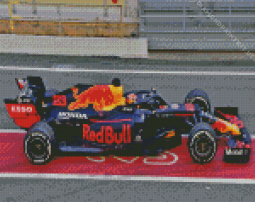 Red Bull Formula 1 Racing Car Diamond Painting