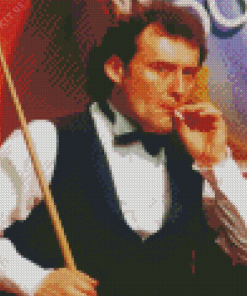 Retro Jimmy White Snooker Diamond Painting