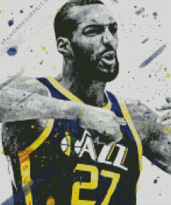 Rudy Gobert Diamond Painting