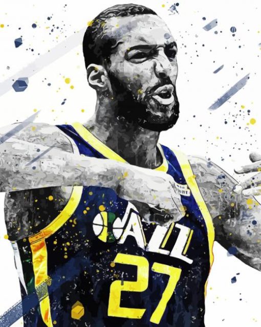 Rudy Gobert Diamond Painting