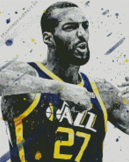 Rudy Gobert Diamond Painting