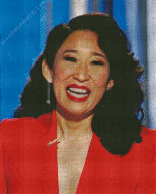 Sandra Oh Actress Diamond Painting