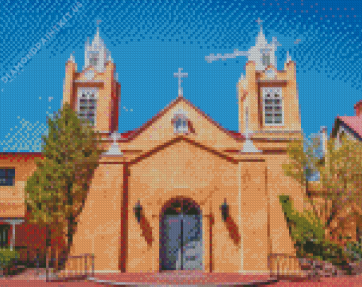 St Philip Neri Church of Albuquerque Diamond Painting