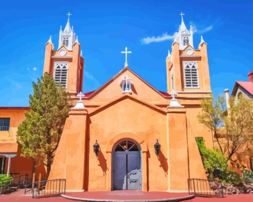 St Philip Neri Church of Albuquerque Diamond Painting