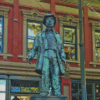 Statue of John Deighton in Gastown Canada Diamond Painting