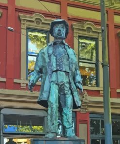 Statue of John Deighton in Gastown Canada Diamond Painting