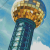 Sunsphere Tower Diamond Painting