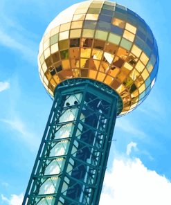 Sunsphere Tower Diamond Painting