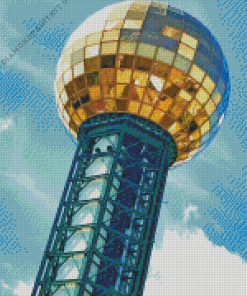 Sunsphere Tower Diamond Painting