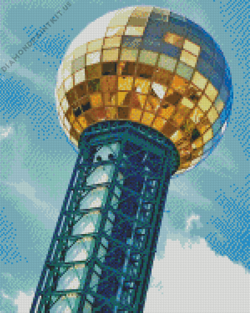 Sunsphere Tower Diamond Painting