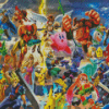 Super Smash Bros Characters Diamond Painting