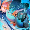 Swampert Pokemon Diamond Painting