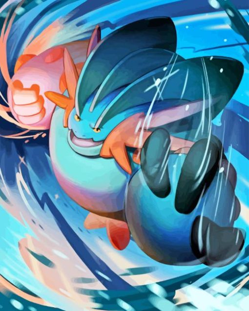 Swampert Pokemon Diamond Painting