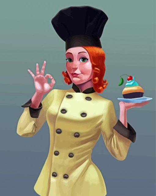 The Girl Chef Diamond Painting