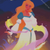 The Cute Swan Princess Odette Diamond Painting