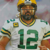 The Footballer Aaron Rodgers Diamond Painting