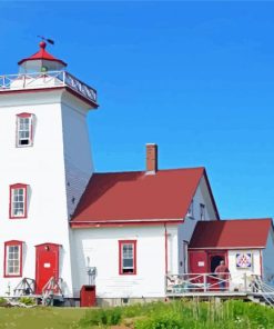 The Main Lighthouse PEI Diamond Painting