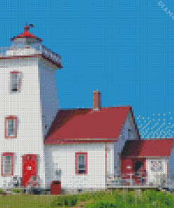 The Main Lighthouse PEI Diamond Painting