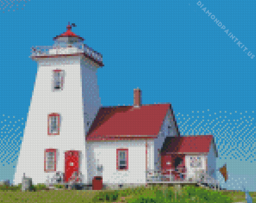 The Main Lighthouse PEI Diamond Painting