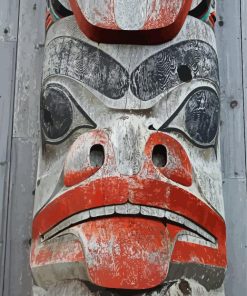 Totem Pole Haida Face Diamond Painting