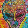 Trippy Alien Diamond Painting