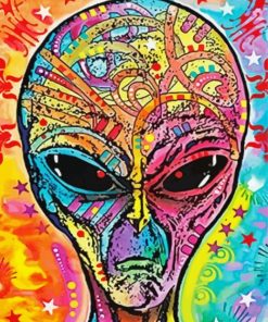 Trippy Alien Diamond Painting