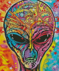 Trippy Alien Diamond Painting