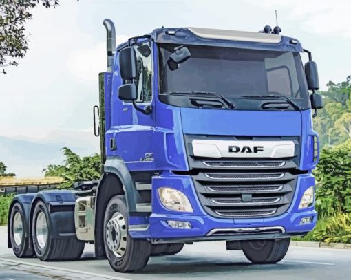 Trucks Daf Diamond Painting