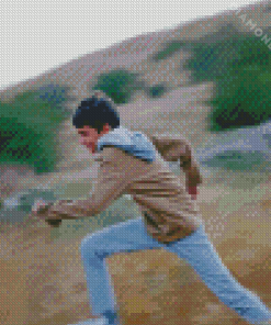 Young Boy Running Diamond Painting