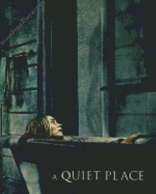 A Quiet Place Poster Diamond Painting