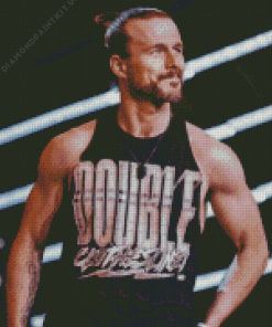 Adam Cole Wrestler Diamond Painting